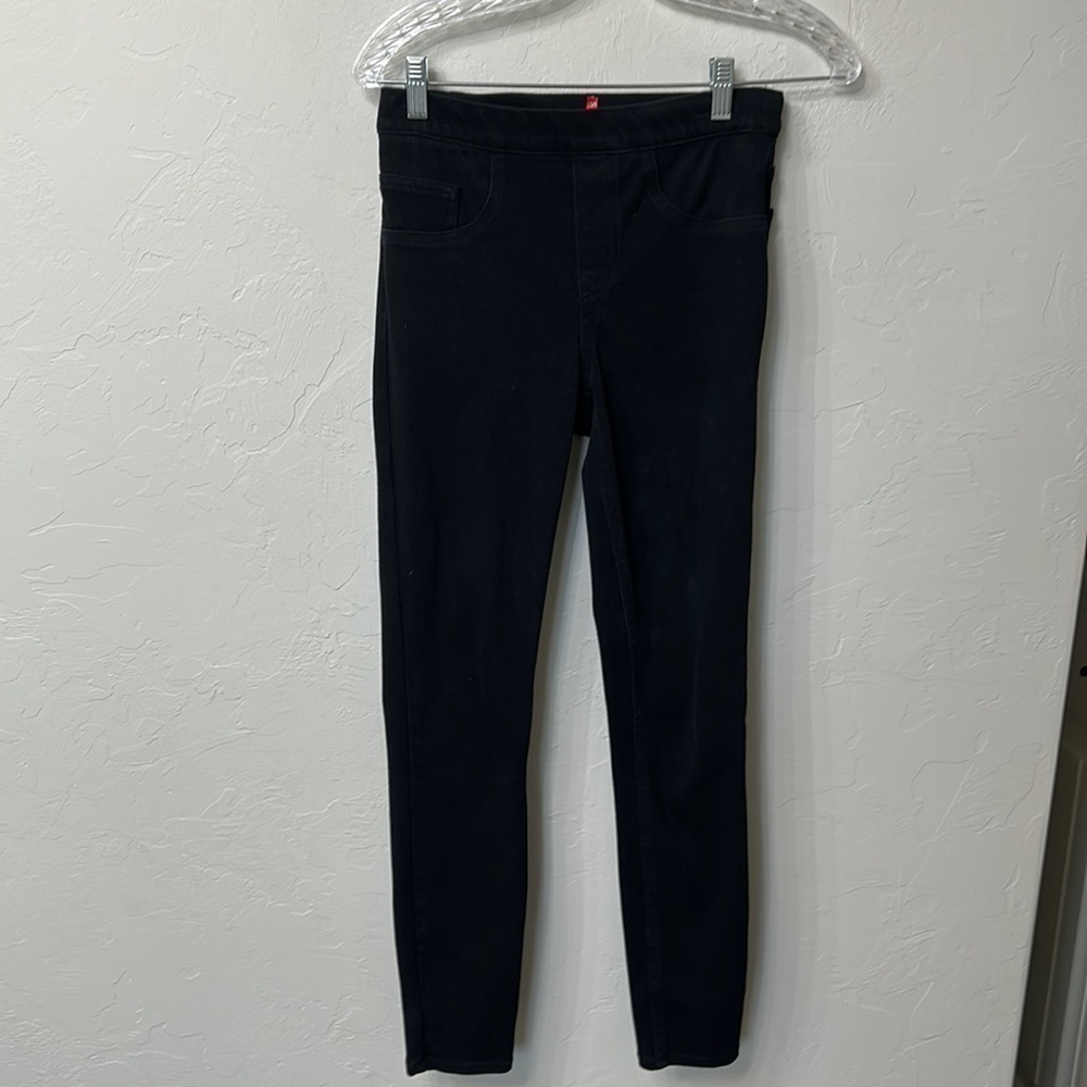 Spanx jean-ish ankle leggings black size small